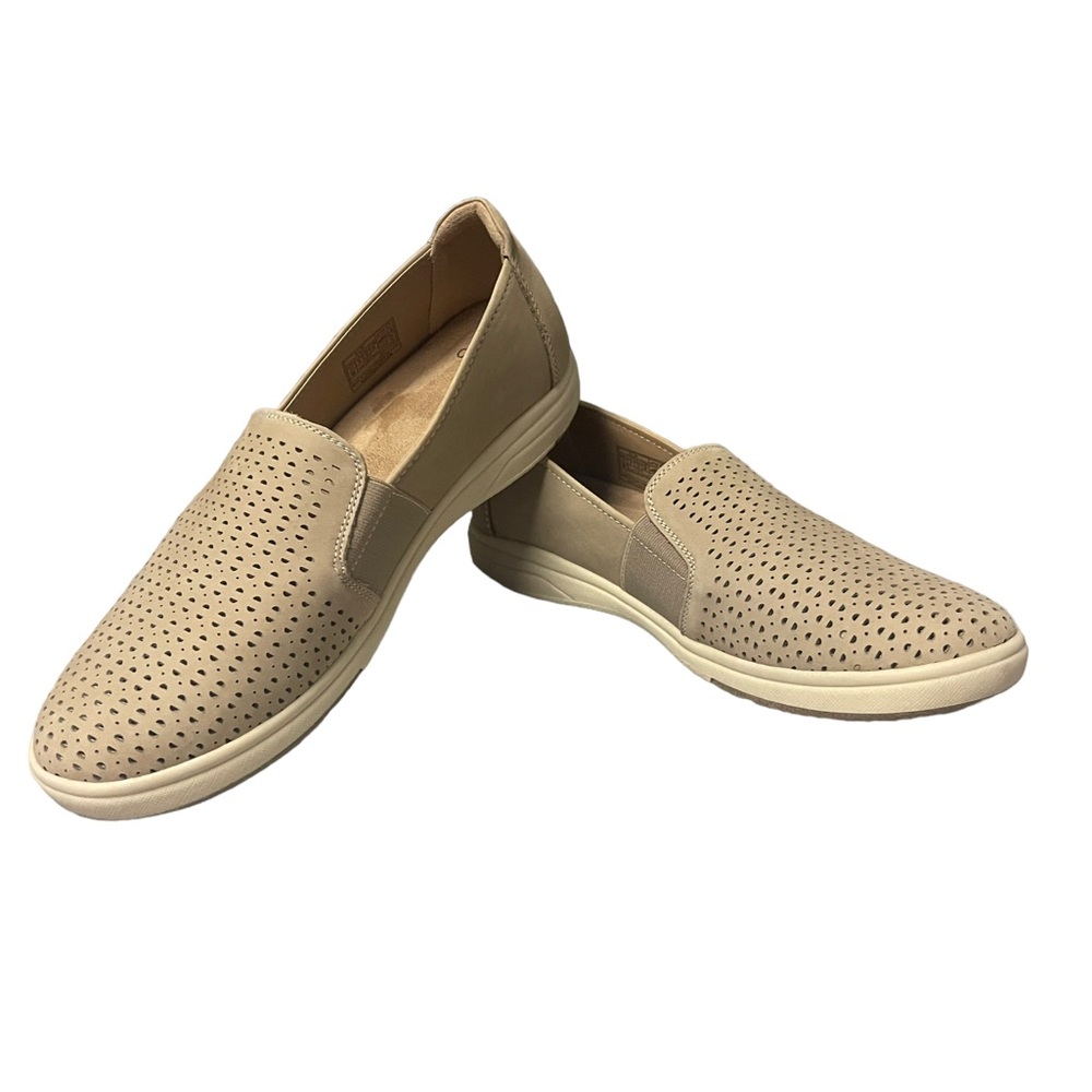 Earth Origins Elin Leather Slip-On Casual Shoes Coco Nubuck Tan Size 11 M